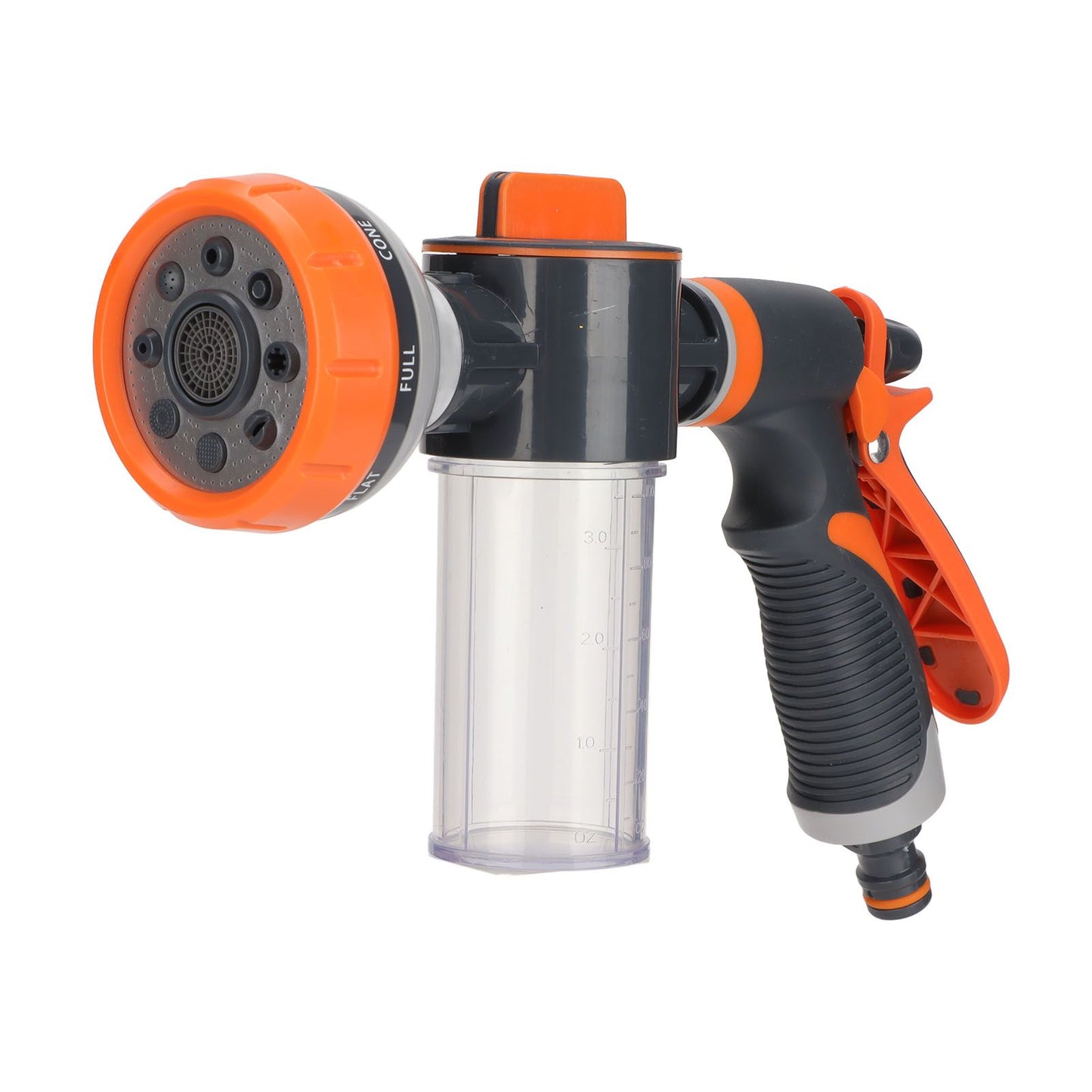 Garden Hose Nozzle 8 Spray Pattern Hose Hand Sprayer for Flowers Watering Car Wash Pet Shower V1294-YM0523-3111220081011
