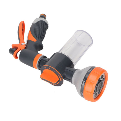 Garden Hose Nozzle 8 Spray Pattern Hose Hand Sprayer for Flowers Watering Car Wash Pet Shower V1294-YM0523-3111220081011