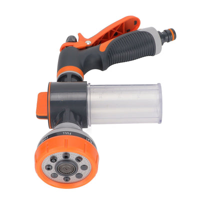 Garden Hose Nozzle 8 Spray Pattern Hose Hand Sprayer for Flowers Watering Car Wash Pet Shower V1294-YM0523-3111220081011