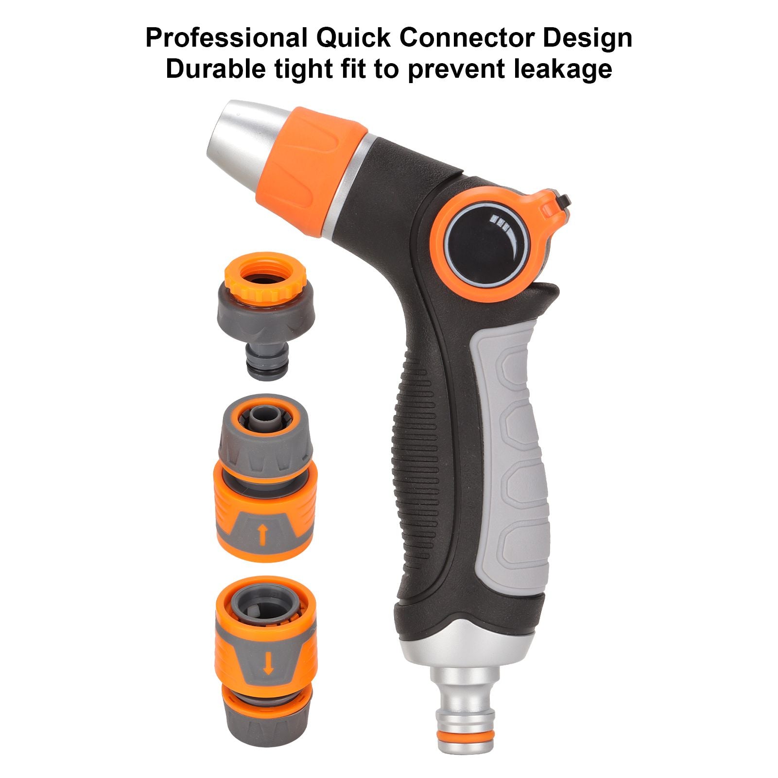 Garden Hose Nozzle Hose Rotating Adjustment Hose Thumb Sprayer for Watering Car Wash Yard Cleaning V1294-YM0523-3111220081111