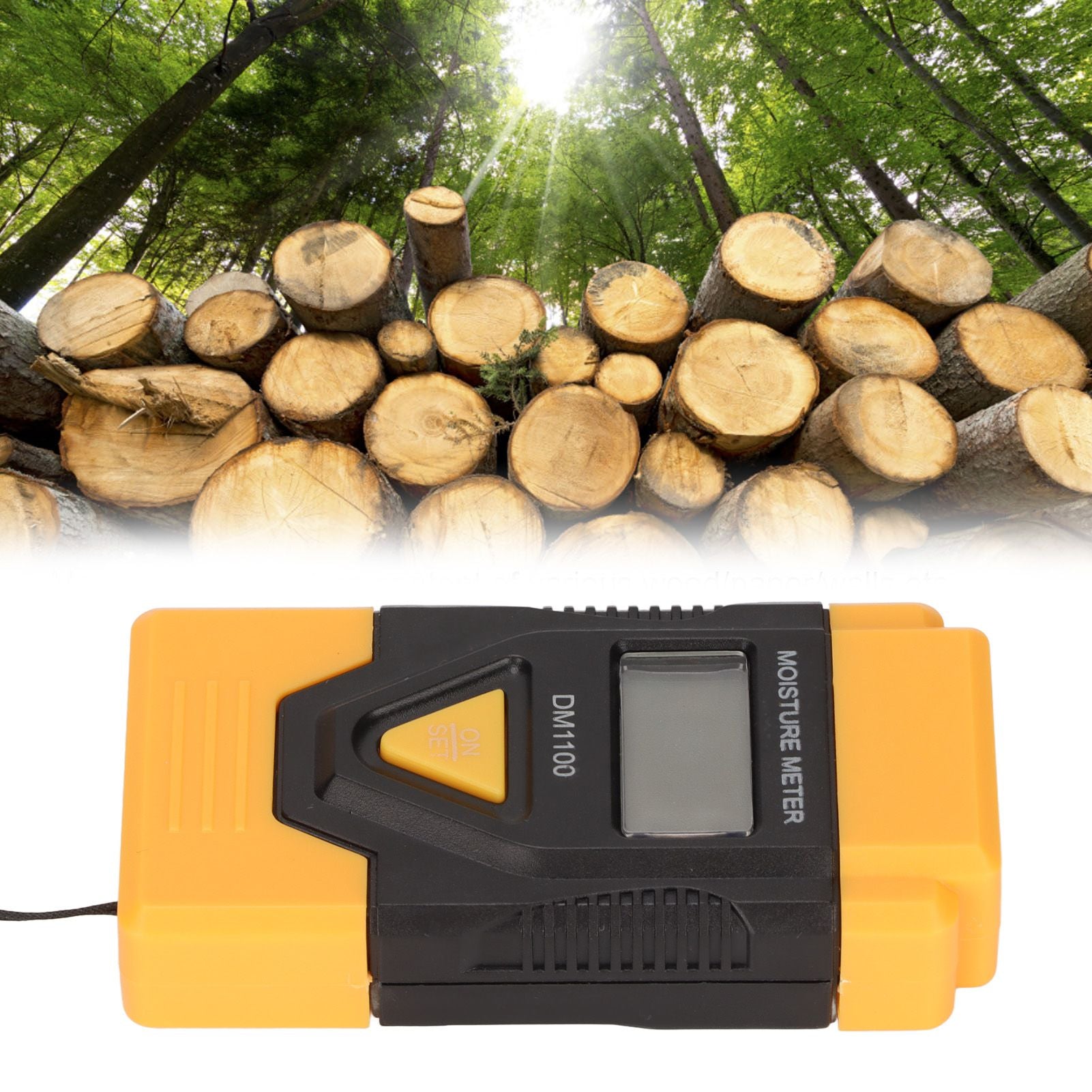 3 in 1 Wood Moisture Meter Accurate Fast Measurement Clear Display Digital Moisture Meter for Paper Building V1294-YM0523-3111220081411