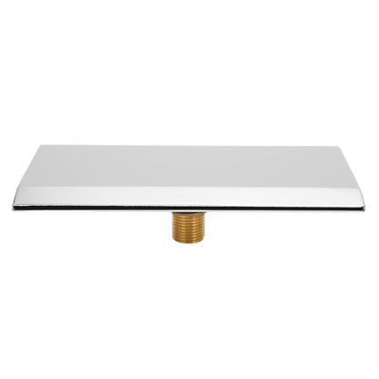 Waterfall Tub Spout G1/2 External Thread SPA Bathroom Pool Swimming Pool Silver Wall Mounted Waterfall Outlet V1294-YM0523-3111220081611
