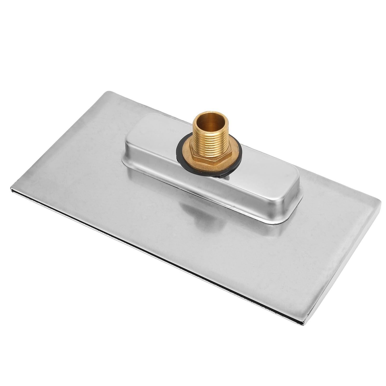 Waterfall Tub Spout G1/2 External Thread SPA Bathroom Pool Swimming Pool Silver Wall Mounted Waterfall Outlet V1294-YM0523-3111220081611