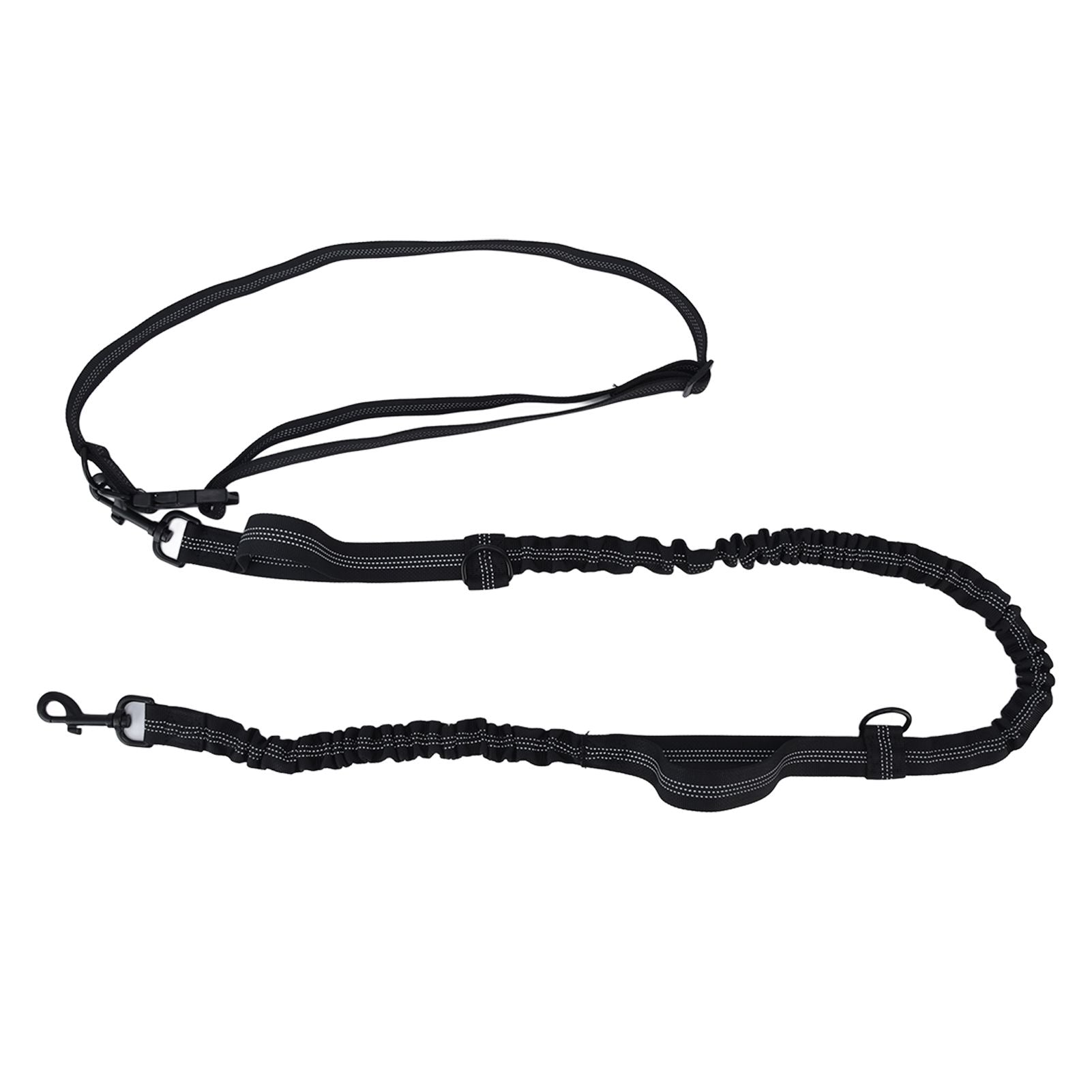 Pet Leash Reflective Retractable Portable Adjustable Dog Traction Rope for Pets Dogs Black V1294-YM0523-3111220081912
