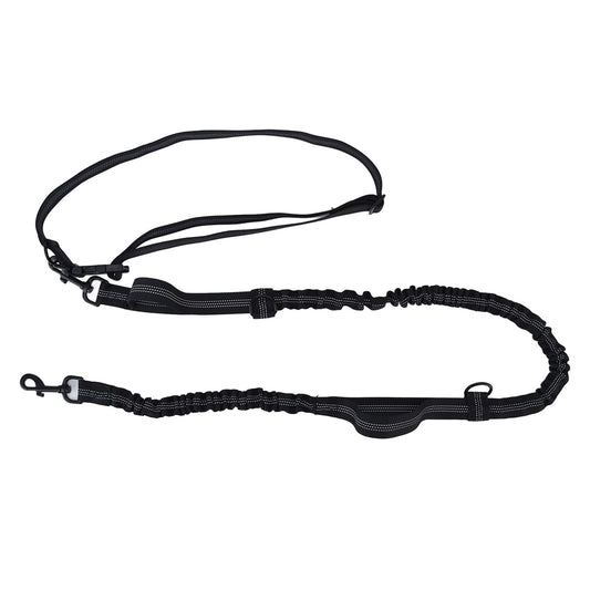 Pet Leash Reflective Retractable Portable Adjustable Dog Traction Rope for Pets Dogs Black V1294-YM0523-3111220081912