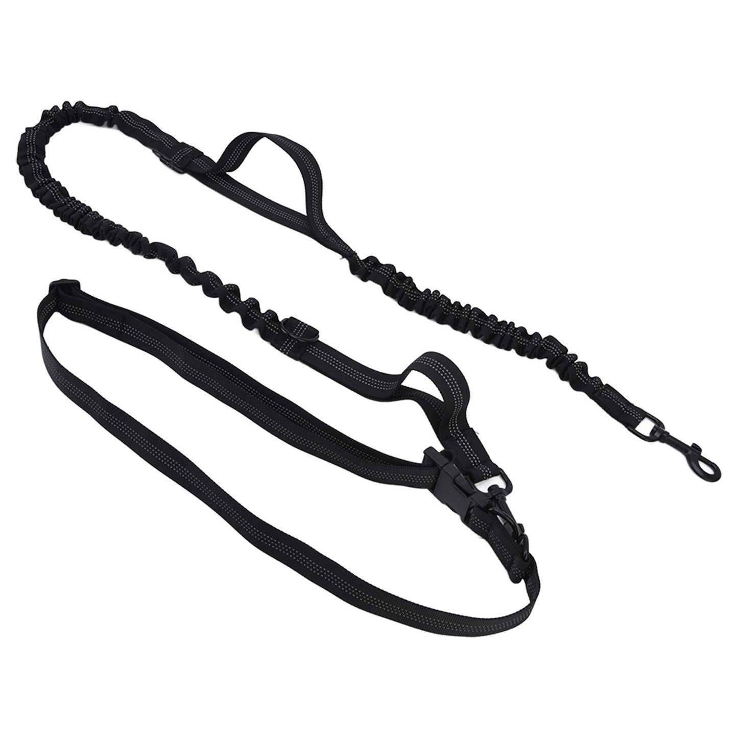 Pet Leash Reflective Retractable Portable Adjustable Dog Traction Rope for Pets Dogs Black V1294-YM0523-3111220081912