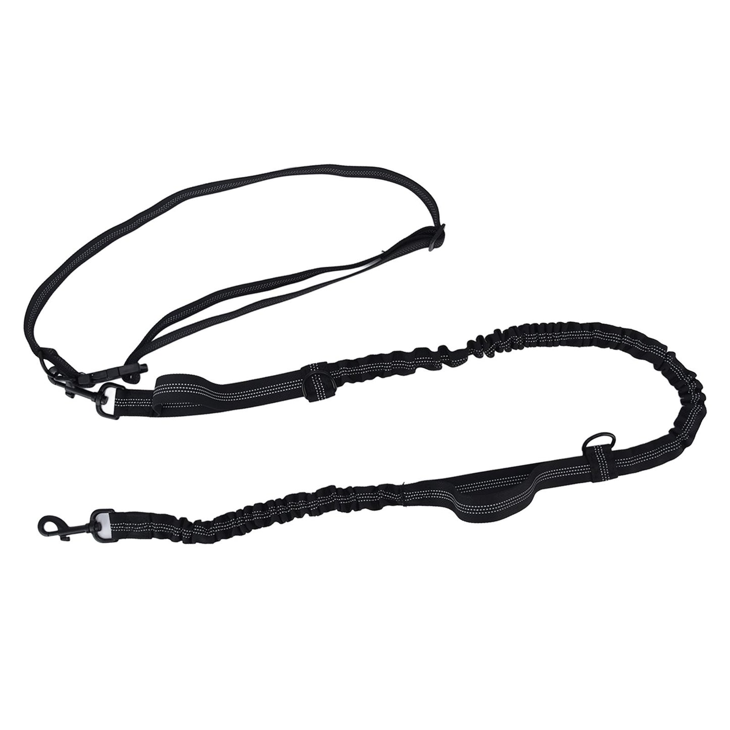 Pet Leash Reflective Retractable Portable Adjustable Dog Traction Rope for Pets Dogs Black V1294-YM0523-3111220081912