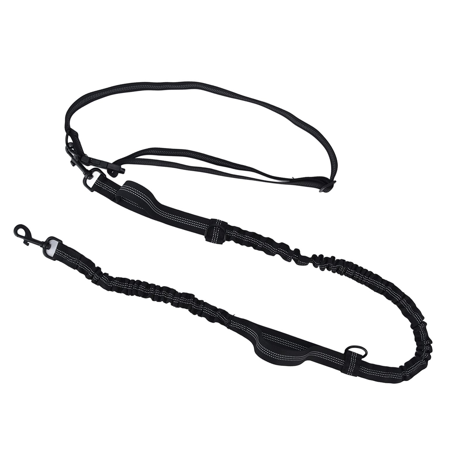 Pet Leash Reflective Retractable Portable Adjustable Dog Traction Rope for Pets Dogs Black V1294-YM0523-3111220081912