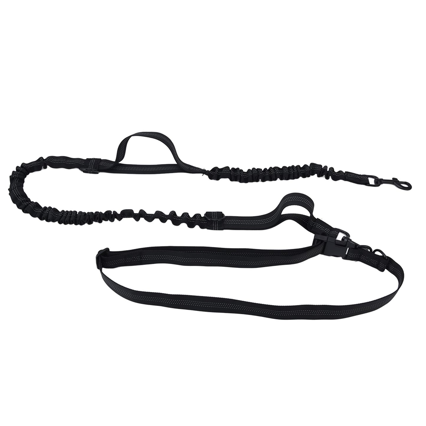 Pet Leash Reflective Retractable Portable Adjustable Dog Traction Rope for Pets Dogs Black V1294-YM0523-3111220081912