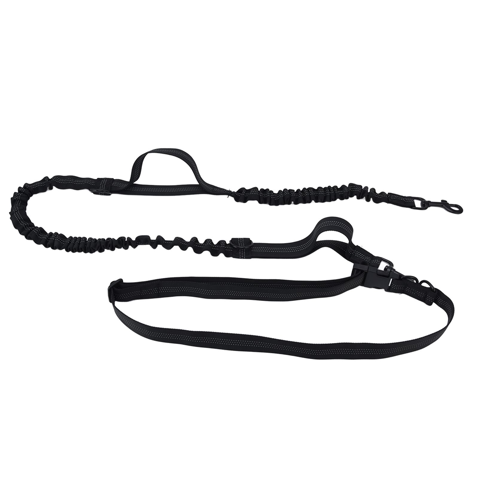 Pet Leash Reflective Retractable Portable Adjustable Dog Traction Rope for Pets Dogs Black V1294-YM0523-3111220081912