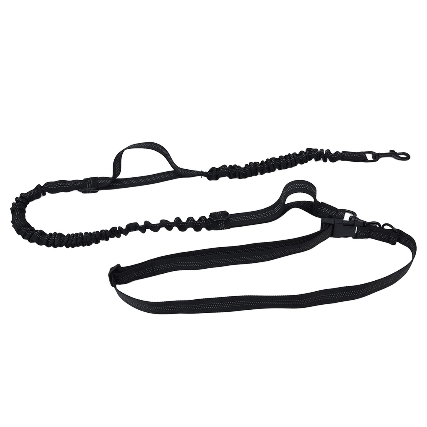 Pet Leash Reflective Retractable Portable Adjustable Dog Traction Rope for Pets Dogs Black V1294-YM0523-3111220081912