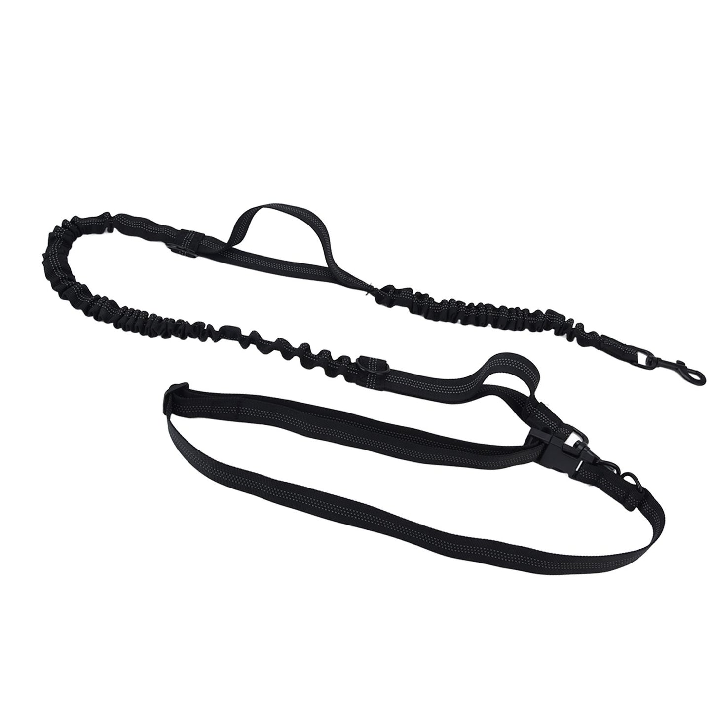 Pet Leash Reflective Retractable Portable Adjustable Dog Traction Rope for Pets Dogs Black V1294-YM0523-3111220081912