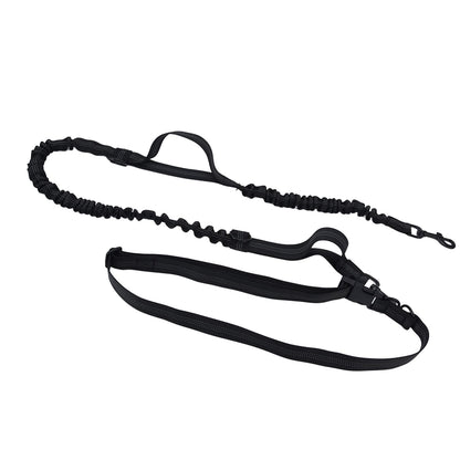 Pet Leash Reflective Retractable Portable Adjustable Dog Traction Rope for Pets Dogs Black V1294-YM0523-3111220081912