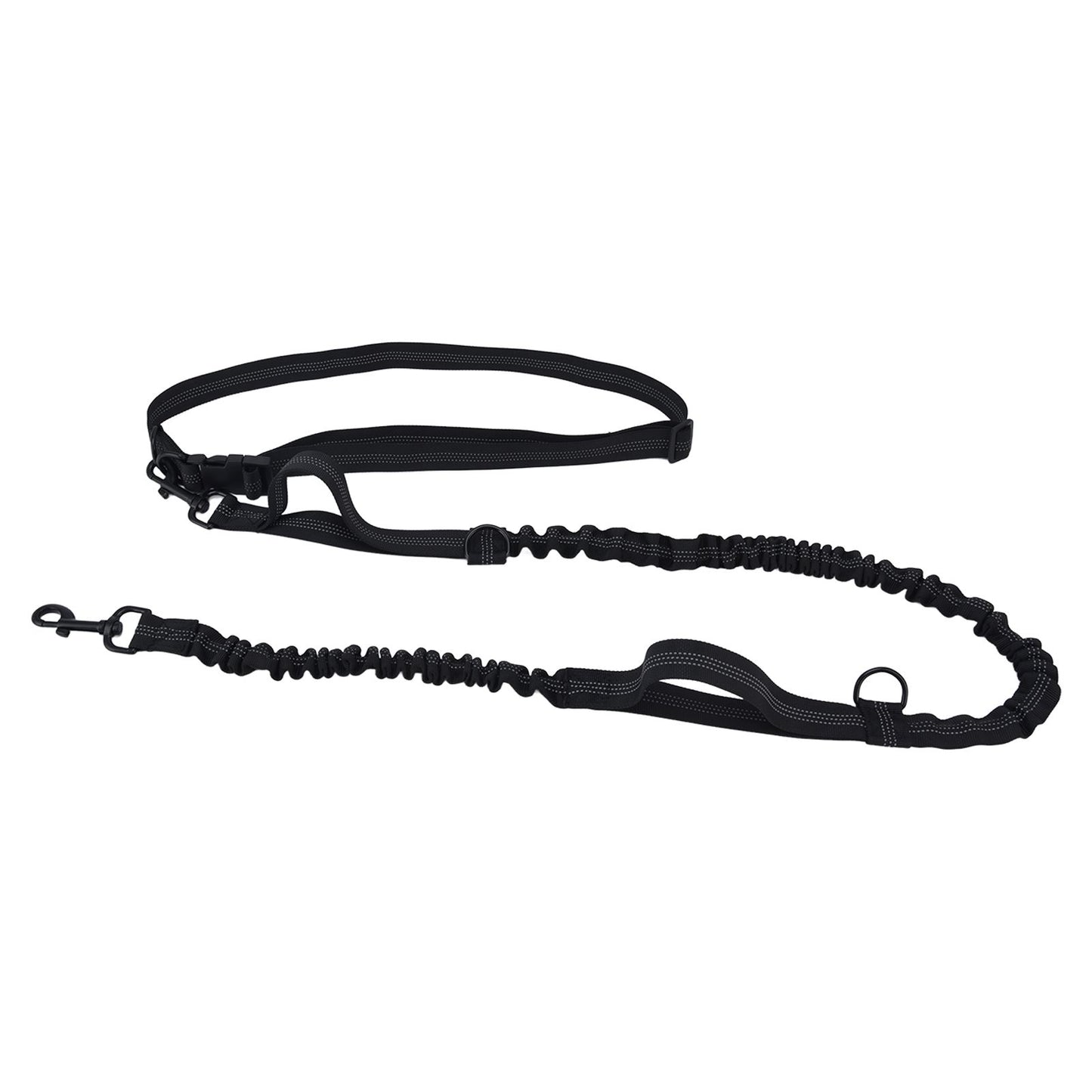 Pet Leash Reflective Retractable Portable Adjustable Dog Traction Rope for Pets Dogs Black V1294-YM0523-3111220081912
