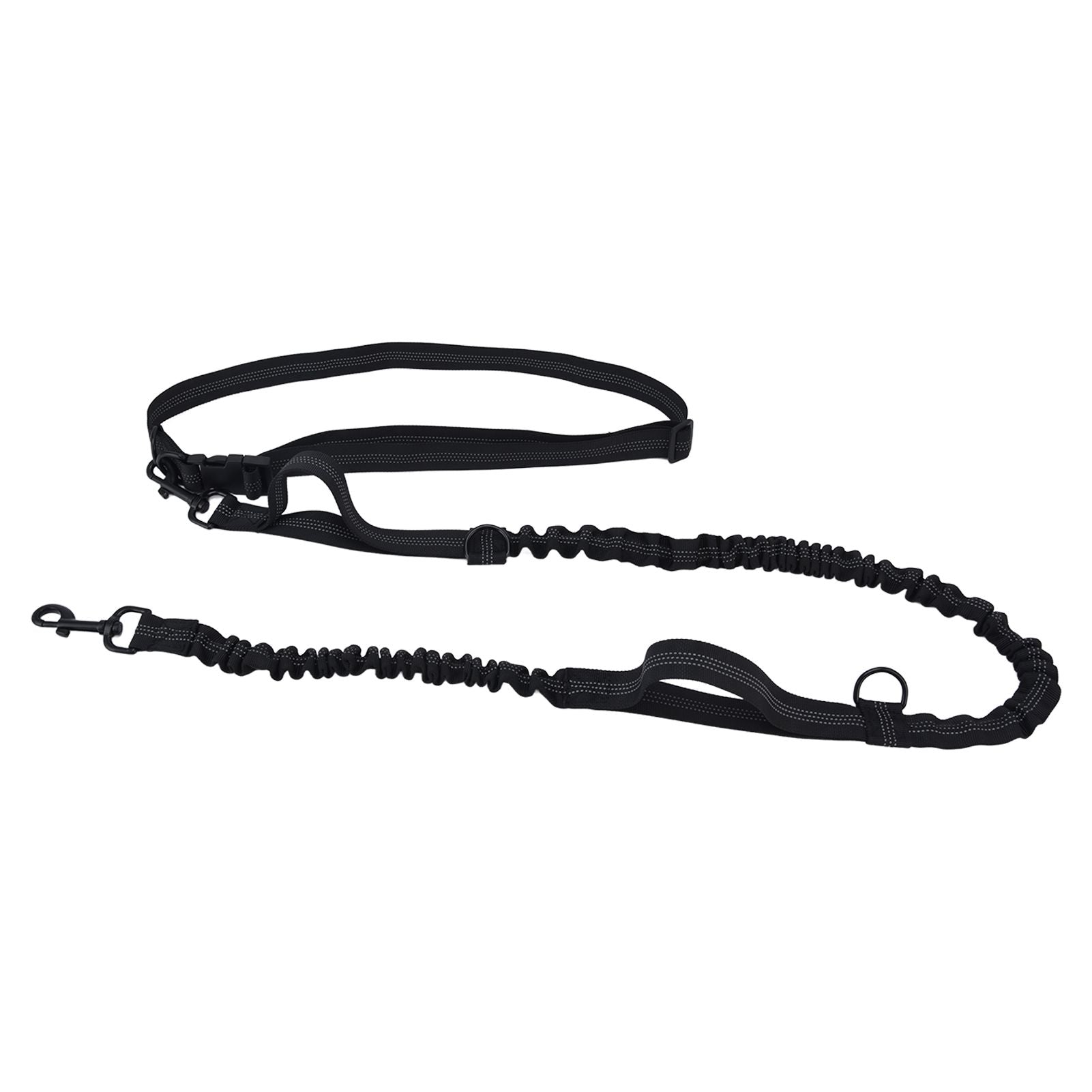 Pet Leash Reflective Retractable Portable Adjustable Dog Traction Rope for Pets Dogs Black V1294-YM0523-3111220081912