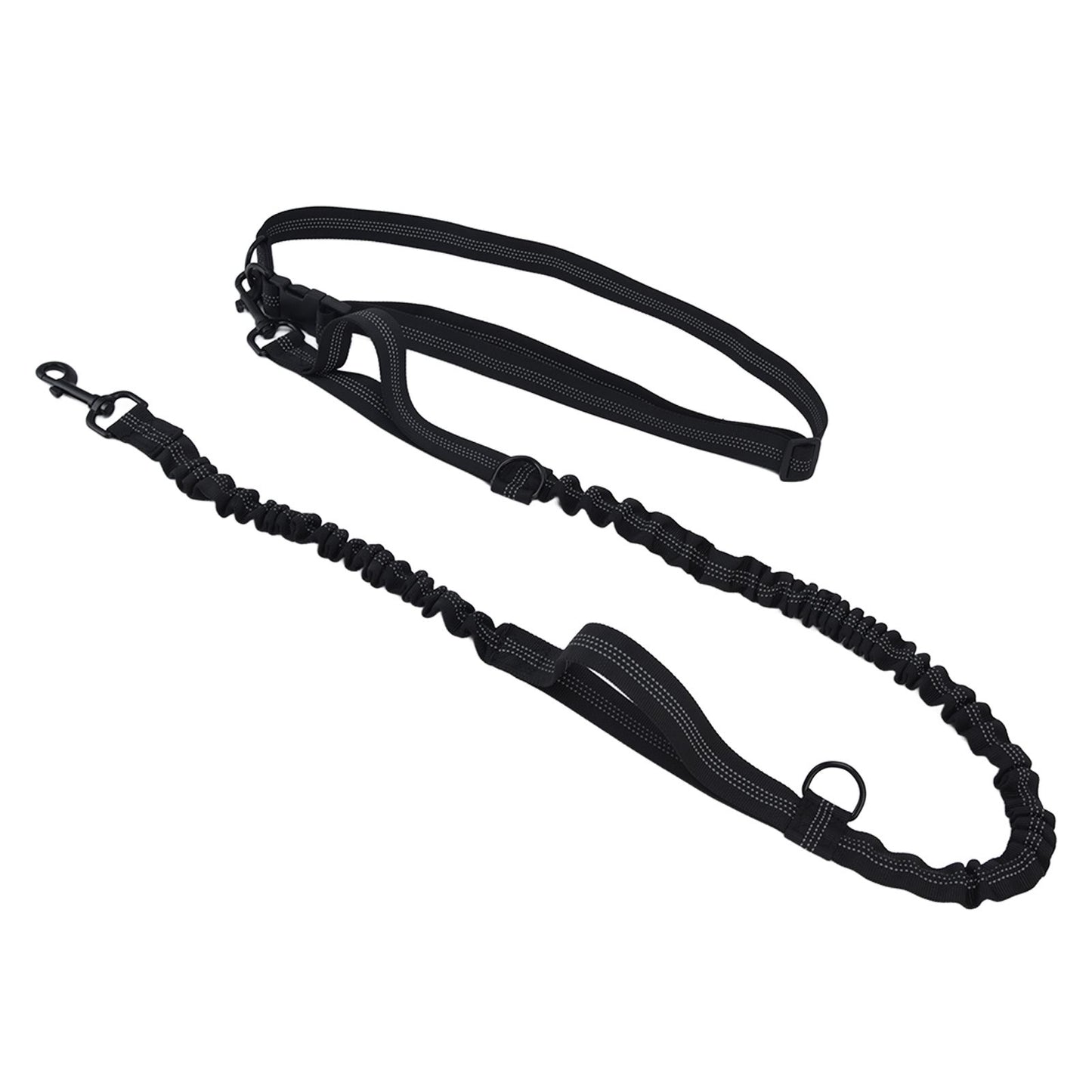 Pet Leash Reflective Retractable Portable Adjustable Dog Traction Rope for Pets Dogs Black V1294-YM0523-3111220081912