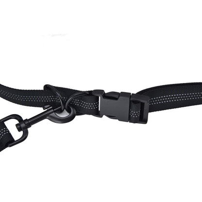 Pet Leash Reflective Retractable Portable Adjustable Dog Traction Rope for Pets Dogs Black V1294-YM0523-3111220081912