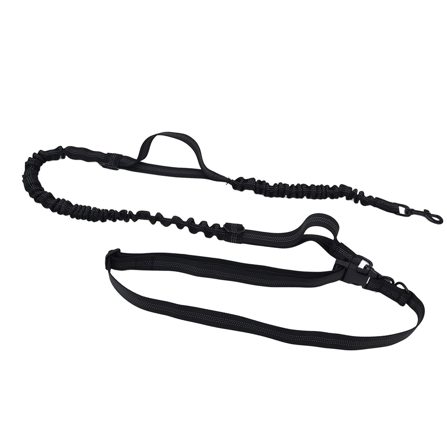 Pet Leash Reflective Retractable Portable Adjustable Dog Traction Rope for Pets Dogs Black V1294-YM0523-3111220081912