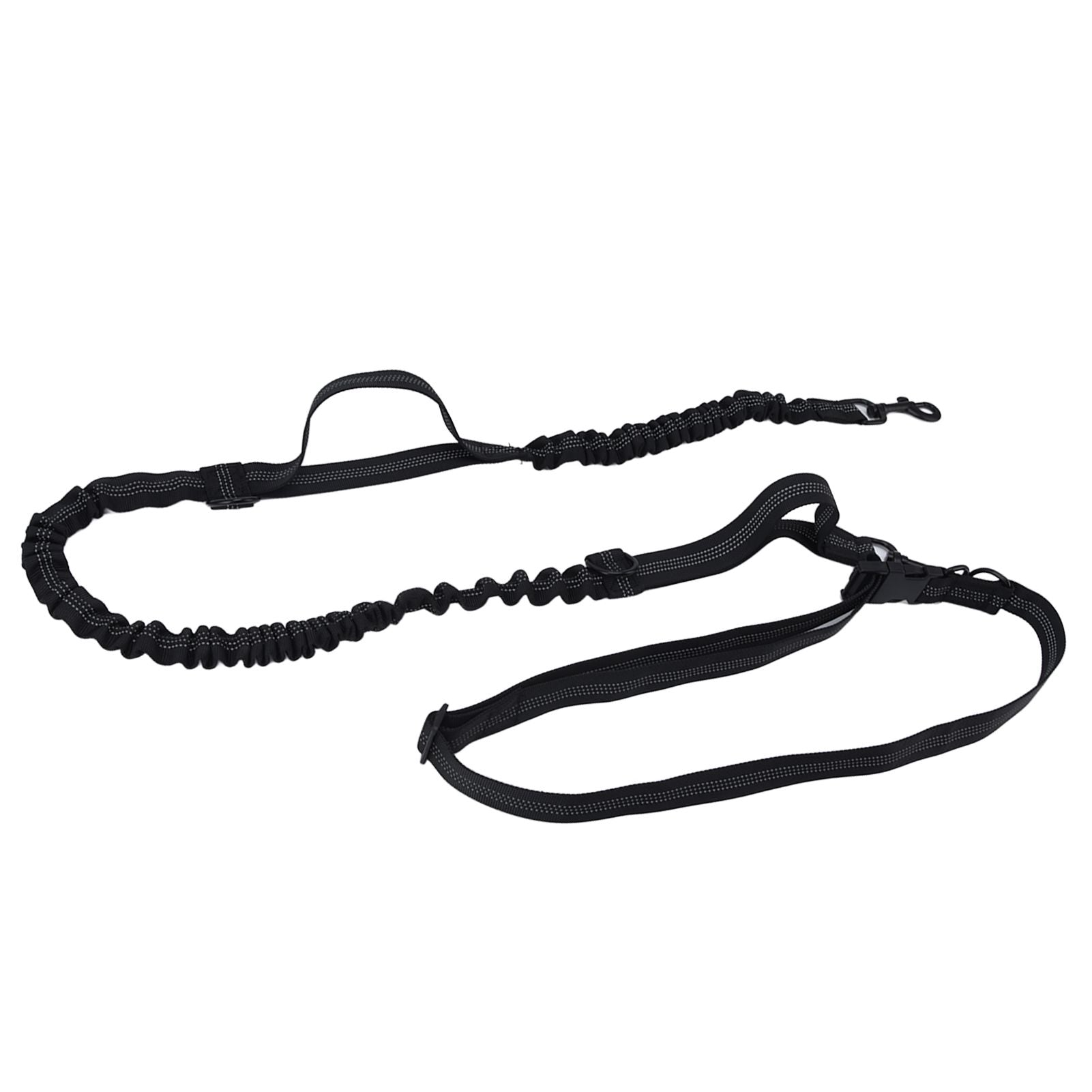 Pet Leash Reflective Retractable Portable Adjustable Dog Traction Rope for Pets Dogs Black V1294-YM0523-3111220081912