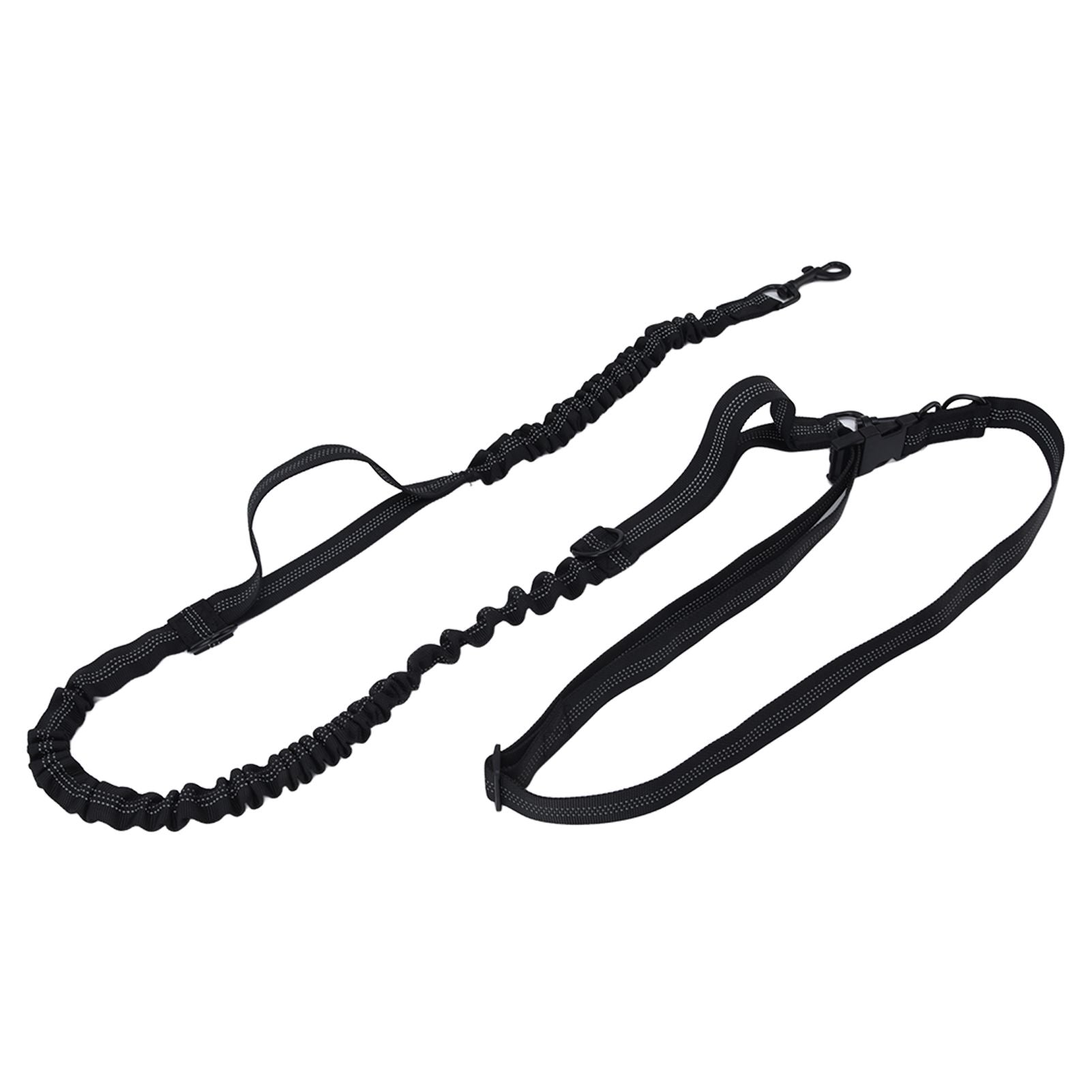 Pet Leash Reflective Retractable Portable Adjustable Dog Traction Rope for Pets Dogs Black V1294-YM0523-3111220081912