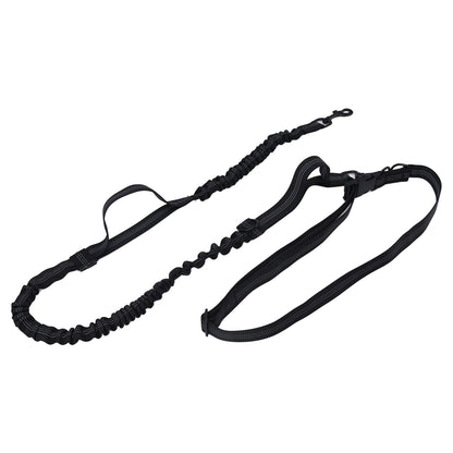 Pet Leash Reflective Retractable Portable Adjustable Dog Traction Rope for Pets Dogs Black V1294-YM0523-3111220081912