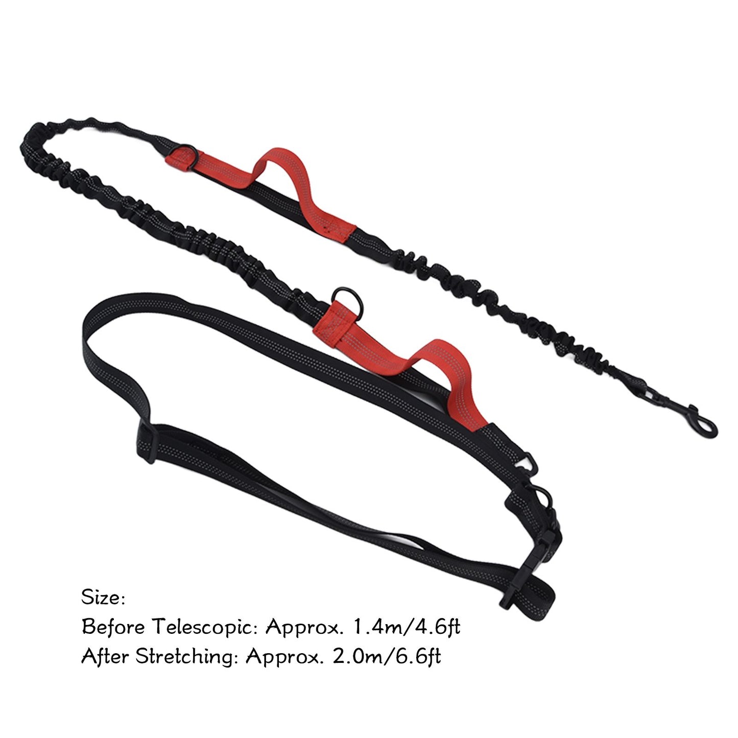 Pet Leash Reflective Retractable Portable Adjustable Dog Traction Rope for Pets Dogs Red V1294-YM0523-3111220081913