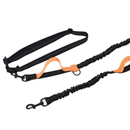Pet Leash Reflective Retractable Portable Adjustable Dog Traction Rope for Pets Dogs Orange V1294-YM0523-3111220081914