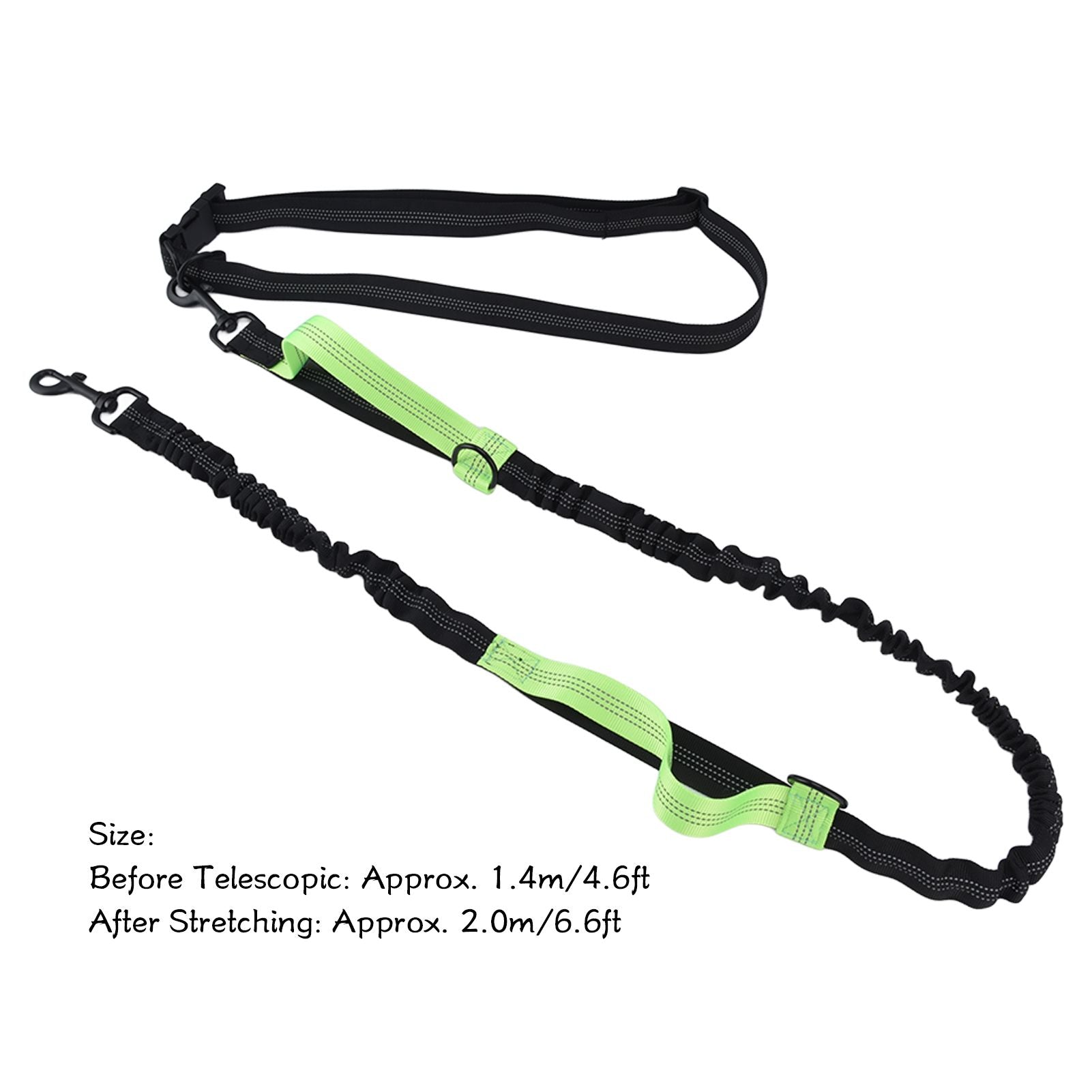 Pet Leash Reflective Retractable Portable Adjustable Dog Traction Rope for Pets Dogs Green V1294-YM0523-3111220081915
