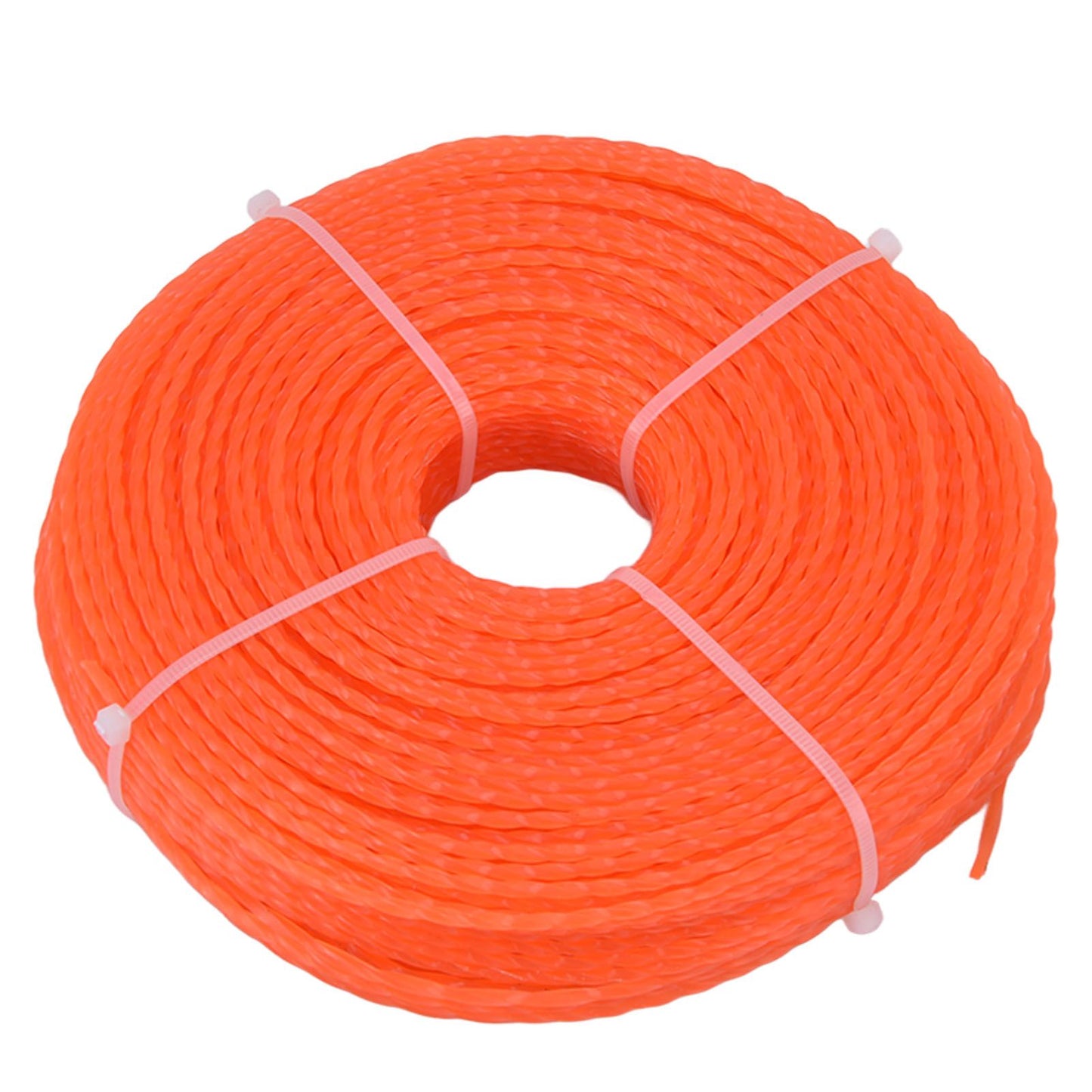 Nylon Trimmer Cord 2.7mm 100m Twist Shape Trimmer Line for Heavy Duty Lawn Mower Cutters V1294-YM0523-3111220082311