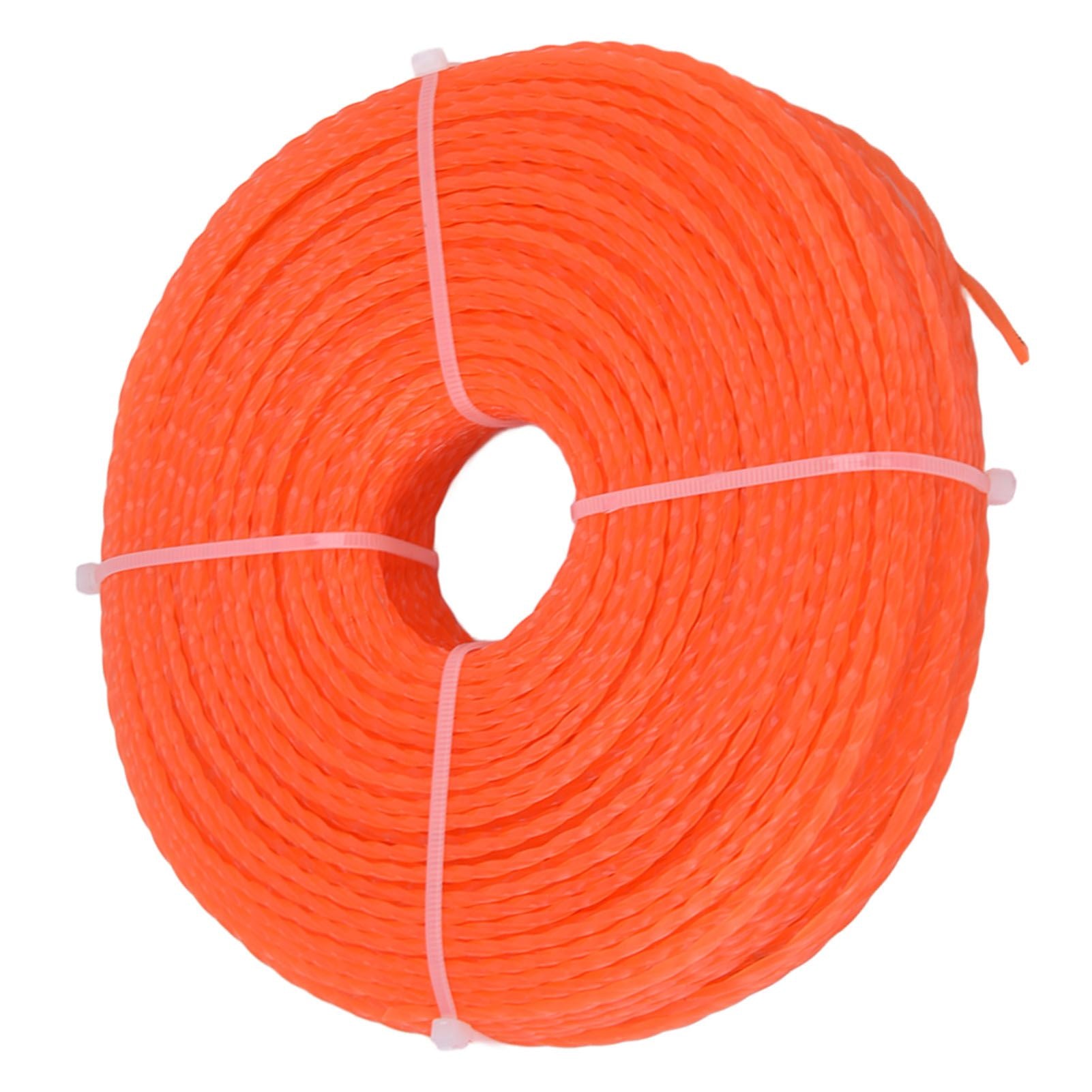 Nylon Trimmer Cord 2.7mm 100m Twist Shape Trimmer Line for Heavy Duty Lawn Mower Cutters V1294-YM0523-3111220082311