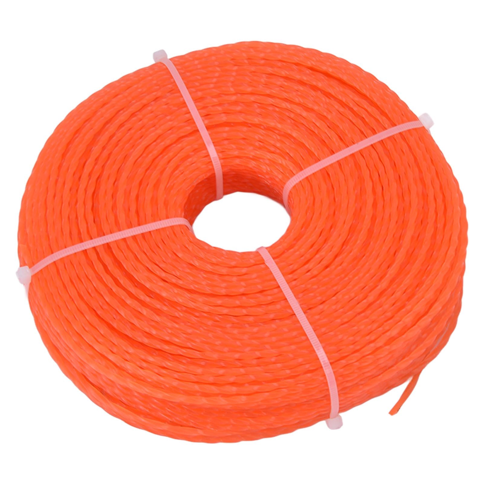 Nylon Trimmer Cord 2.7mm 100m Twist Shape Trimmer Line for Heavy Duty Lawn Mower Cutters V1294-YM0523-3111220082311