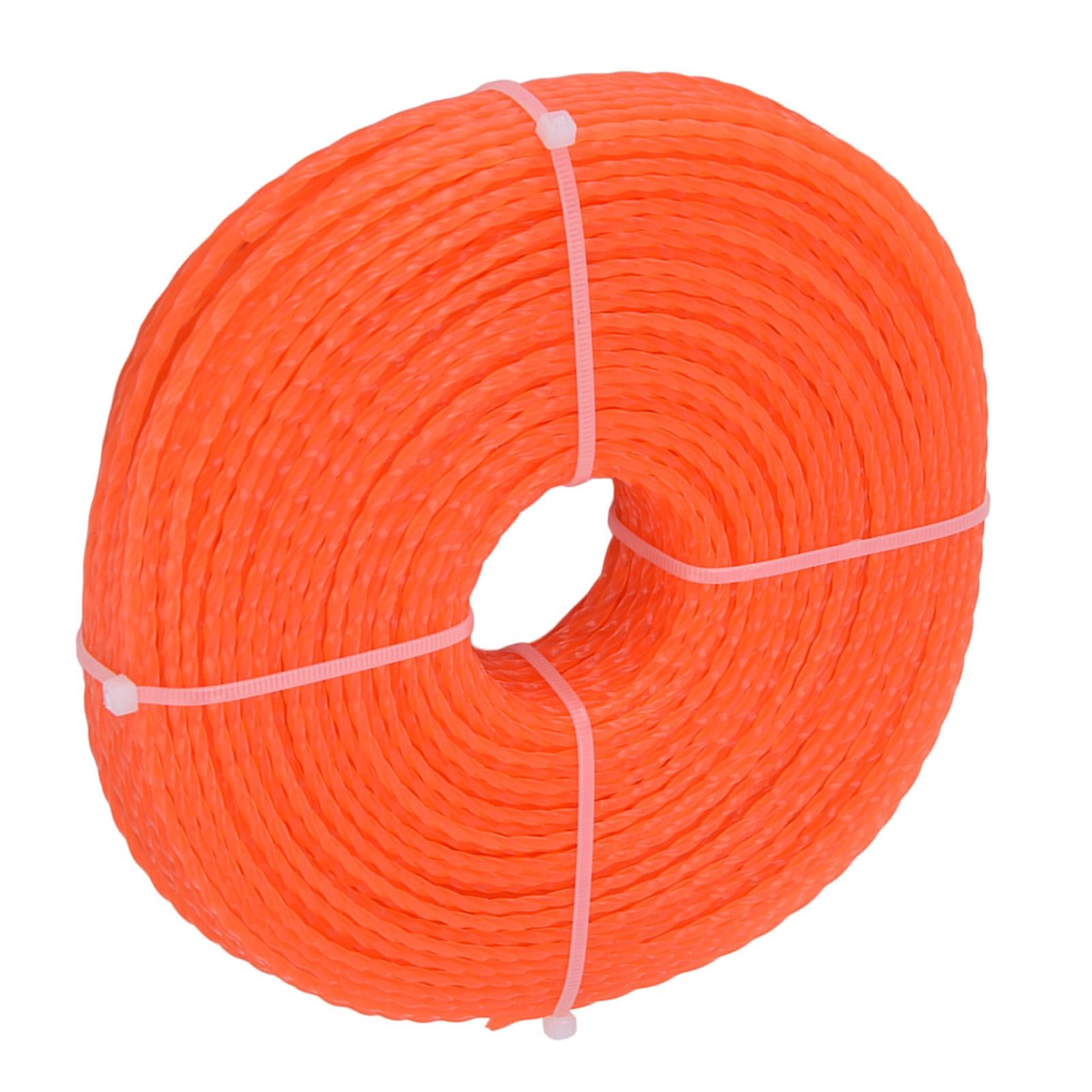 Nylon Trimmer Cord 2.7mm 100m Twist Shape Trimmer Line for Heavy Duty Lawn Mower Cutters V1294-YM0523-3111220082311