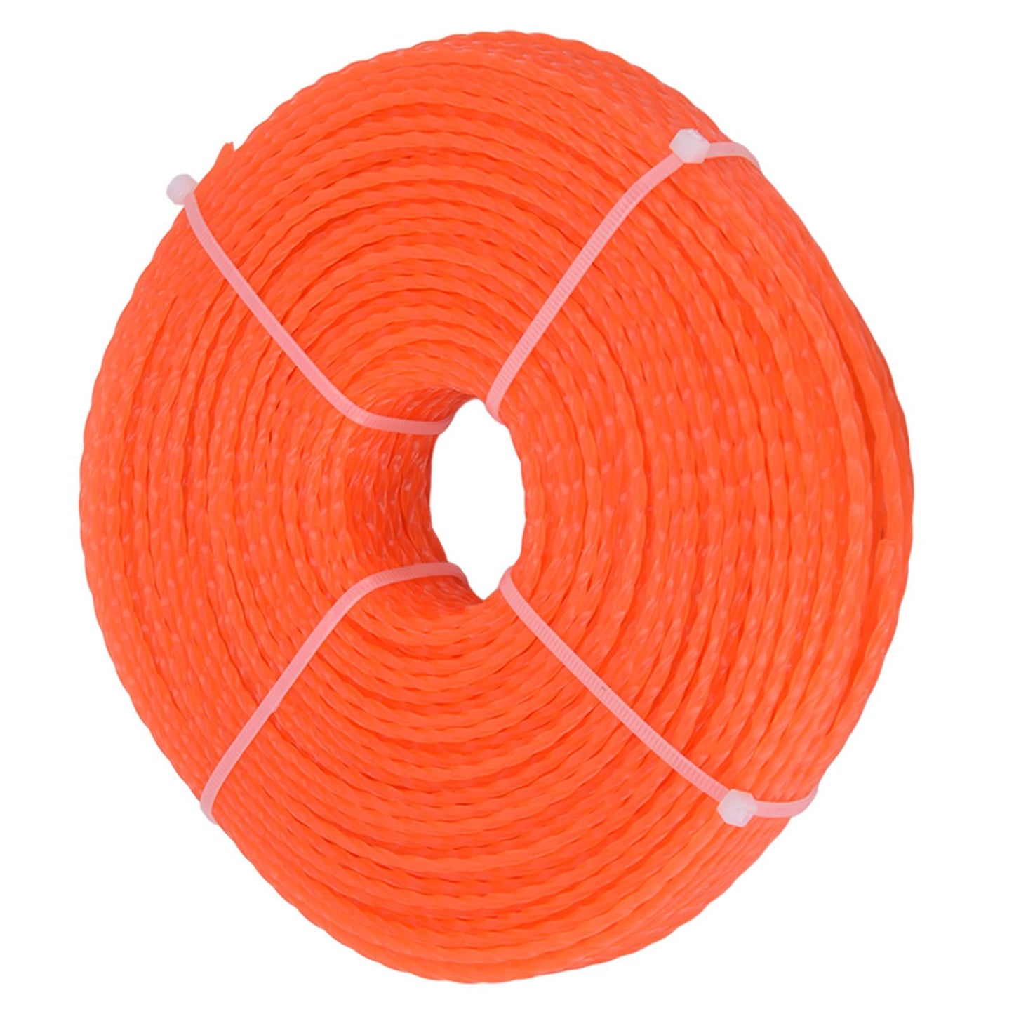 Nylon Trimmer Cord 2.7mm 100m Twist Shape Trimmer Line for Heavy Duty Lawn Mower Cutters V1294-YM0523-3111220082311