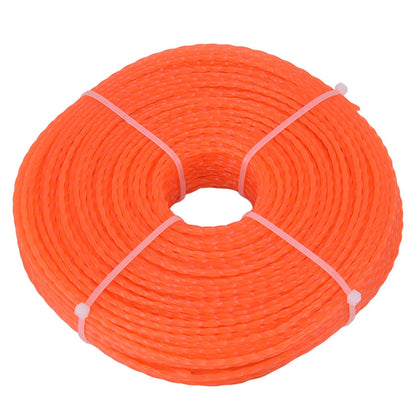 Nylon Trimmer Cord 2.7mm 100m Twist Shape Trimmer Line for Heavy Duty Lawn Mower Cutters V1294-YM0523-3111220082311