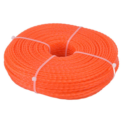 Nylon Trimmer Cord 2.7mm 100m Twist Shape Trimmer Line for Heavy Duty Lawn Mower Cutters V1294-YM0523-3111220082311