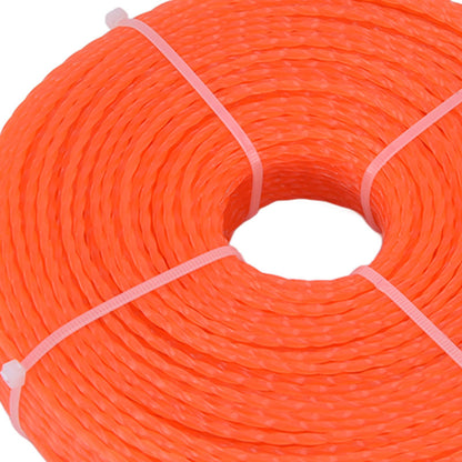 Nylon Trimmer Cord 2.7mm 100m Twist Shape Trimmer Line for Heavy Duty Lawn Mower Cutters V1294-YM0523-3111220082311