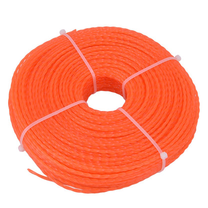 Nylon Trimmer Cord 2.7mm 100m Twist Shape Trimmer Line for Heavy Duty Lawn Mower Cutters V1294-YM0523-3111220082311