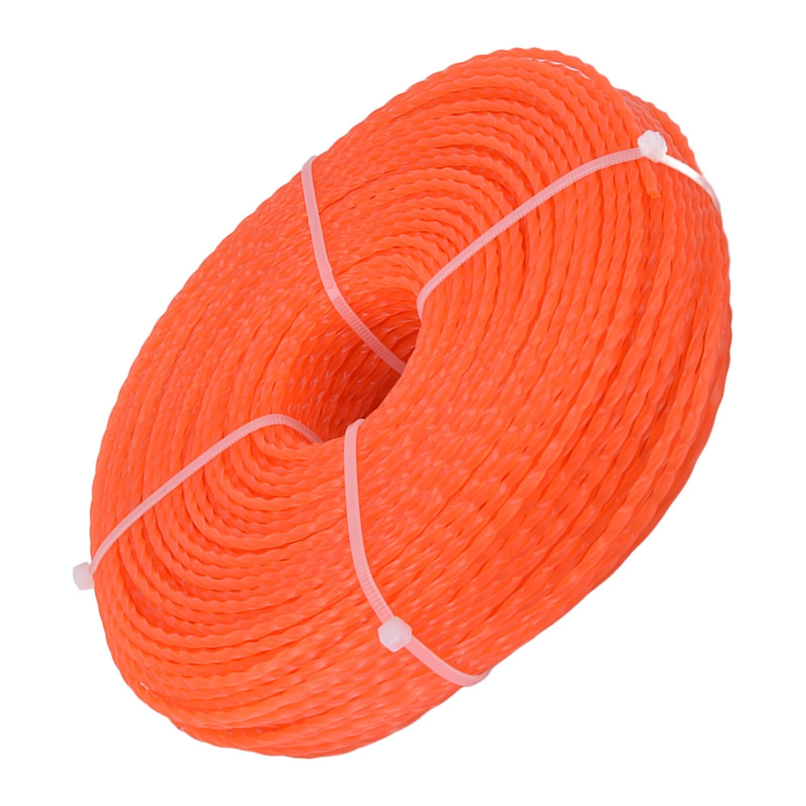 Nylon Trimmer Cord 2.7mm 100m Twist Shape Trimmer Line for Heavy Duty Lawn Mower Cutters V1294-YM0523-3111220082311
