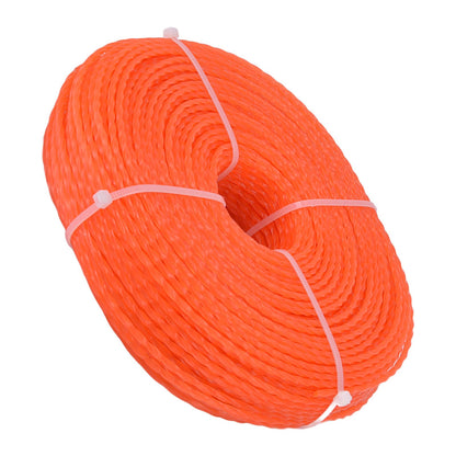 Nylon Trimmer Cord 2.7mm 100m Twist Shape Trimmer Line for Heavy Duty Lawn Mower Cutters V1294-YM0523-3111220082311