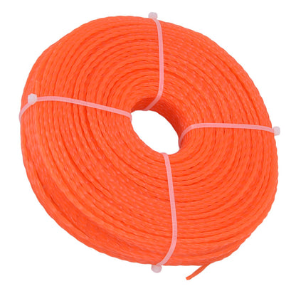 Nylon Trimmer Cord 2.7mm 100m Twist Shape Trimmer Line for Heavy Duty Lawn Mower Cutters V1294-YM0523-3111220082311