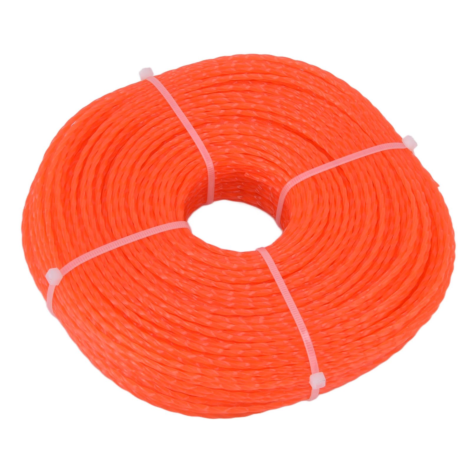 2.4mm 120m Trimmer Line Nylon String Trimmer Line Lawn Mower Accessories for Husqvarna Orange V1294-YM0523-3111220082511