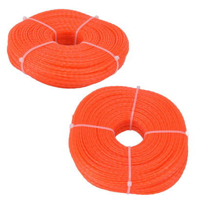 2.4mm 120m Trimmer Line Nylon String Trimmer Line Lawn Mower Accessories for Husqvarna Orange V1294-YM0523-3111220082511