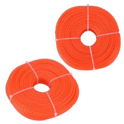 2.4mm 120m Trimmer Line Nylon String Trimmer Line Lawn Mower Accessories for Husqvarna Orange V1294-YM0523-3111220082511