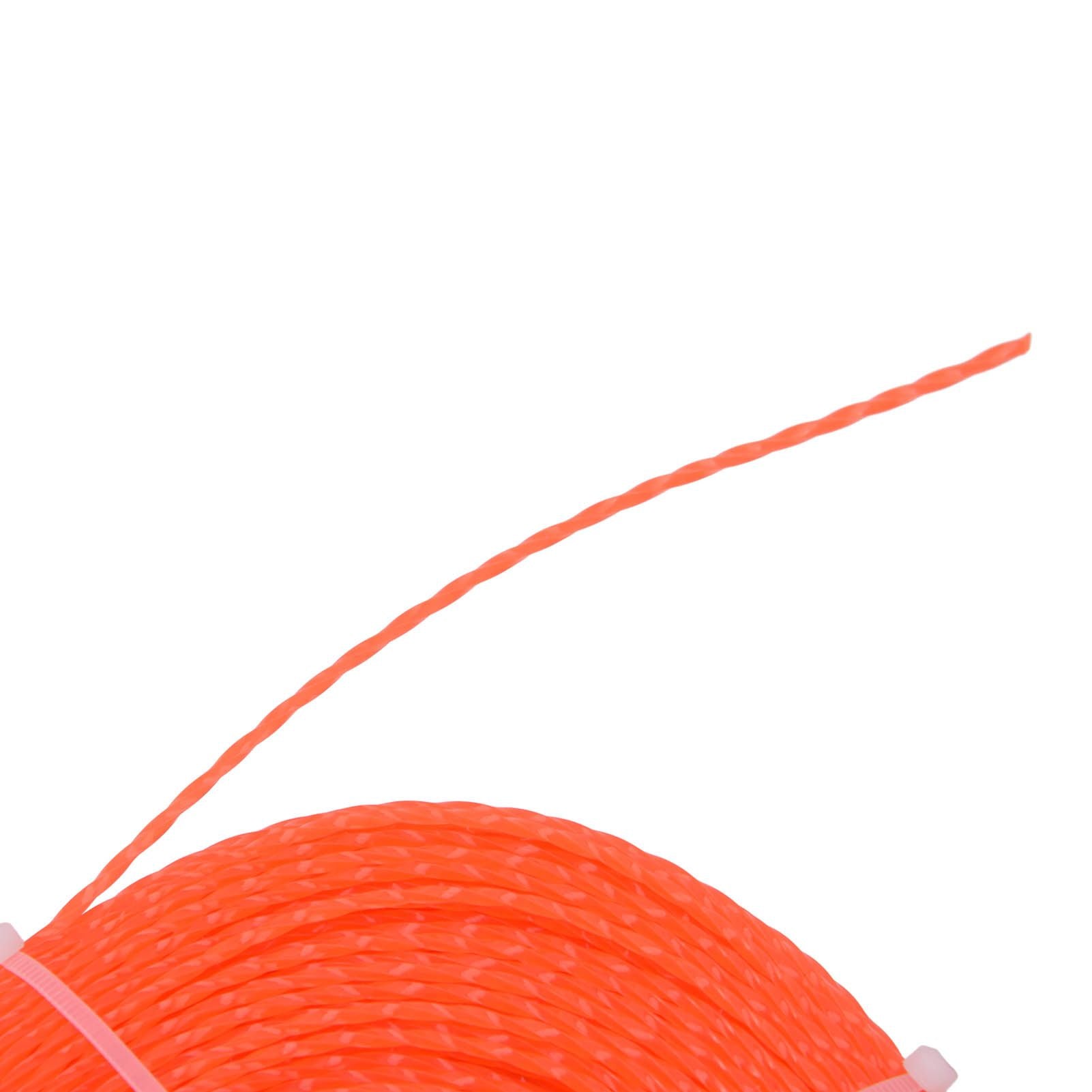 2.4mm 120m Trimmer Line Nylon String Trimmer Line Lawn Mower Accessories for Husqvarna Orange V1294-YM0523-3111220082511