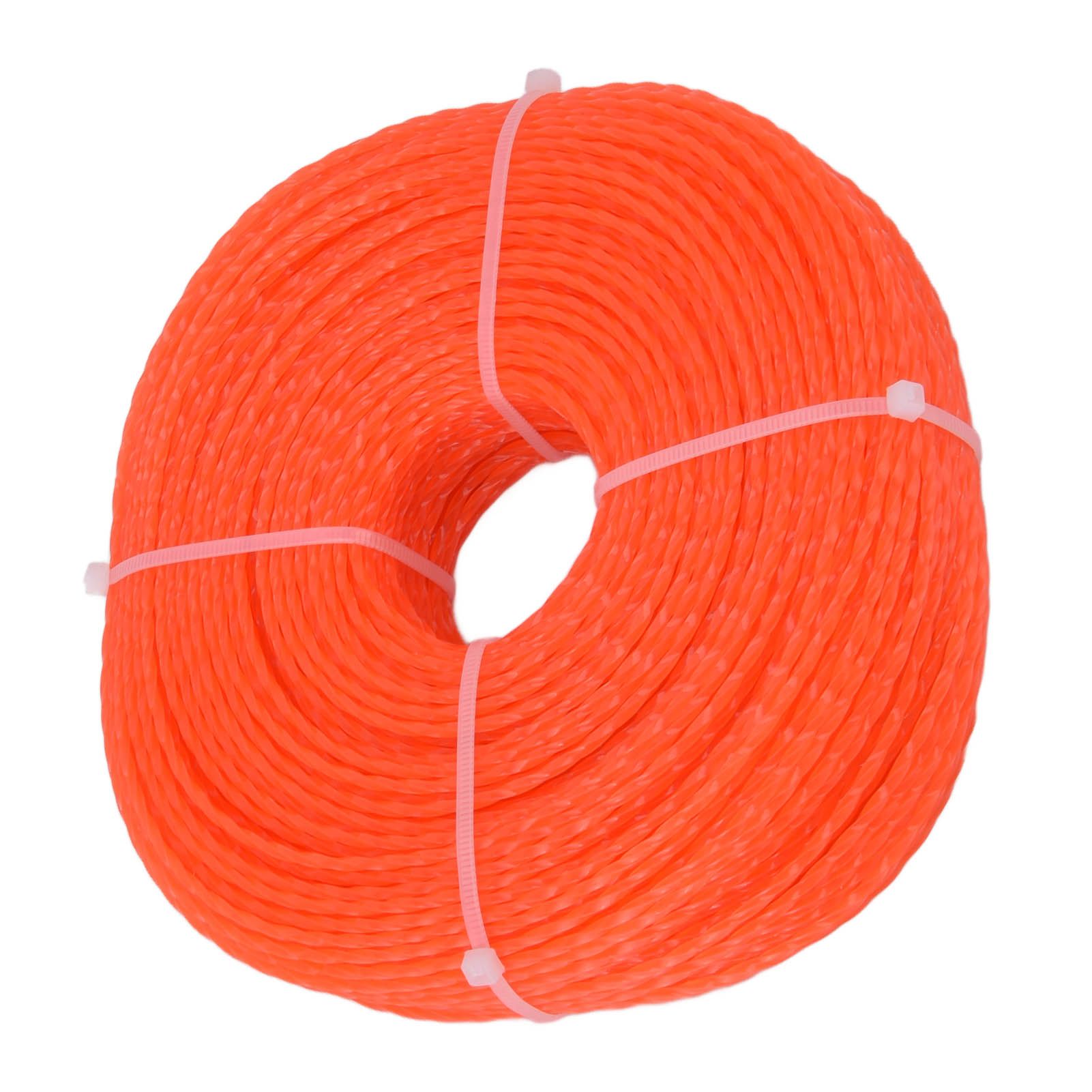 2.4mm 120m Trimmer Line Nylon String Trimmer Line Lawn Mower Accessories for Husqvarna Orange V1294-YM0523-3111220082511