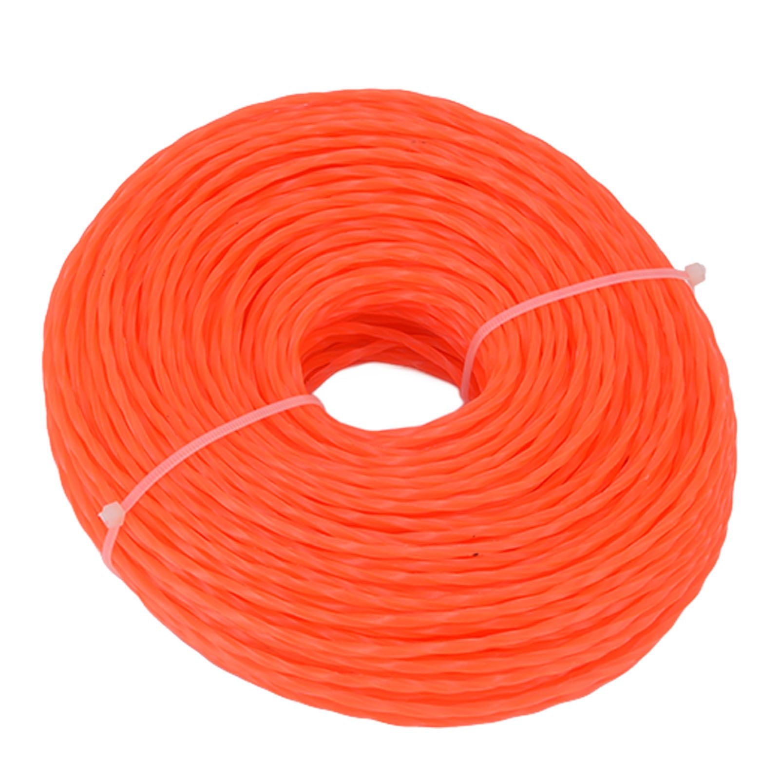 Nylon Trimmer Cord 3.0mm 85m Twisted Trimmer Line for Home Garden Heavy Duty Lawn Mower Cutters V1294-YM0523-3111220082611