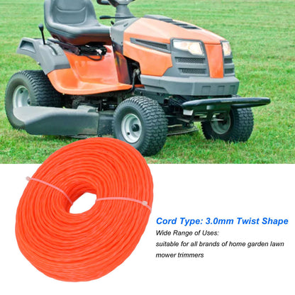 Nylon Trimmer Cord 3.0mm 85m Twisted Trimmer Line for Home Garden Heavy Duty Lawn Mower Cutters V1294-YM0523-3111220082611