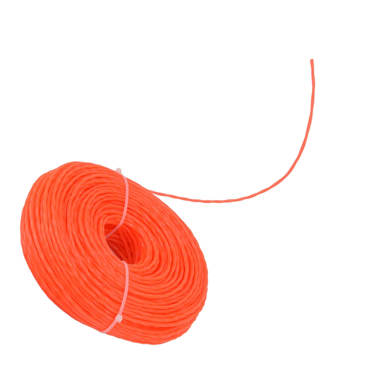 Nylon Trimmer Cord 3.0mm 85m Twisted Trimmer Line for Home Garden Heavy Duty Lawn Mower Cutters V1294-YM0523-3111220082611