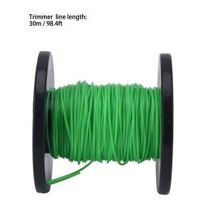 2mm String Trimmer Line Round Grass Trimmer Line Green Lawn Mower Line for Husqvarna 30m / 98.4ft V1294-YM0523-3111220082811