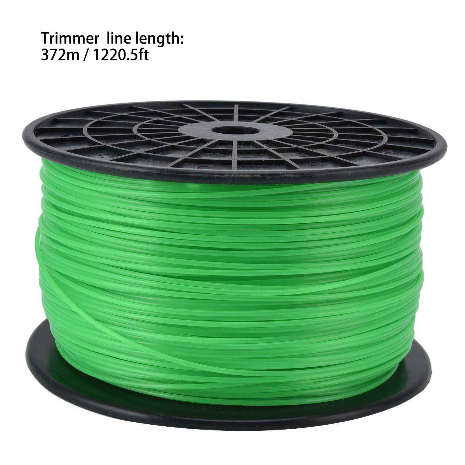 2mm String Trimmer Line Round Grass Trimmer Line Green Lawn Mower Line for Husqvarna 372m / 1220.5ft V1294-YM0523-3111220082814